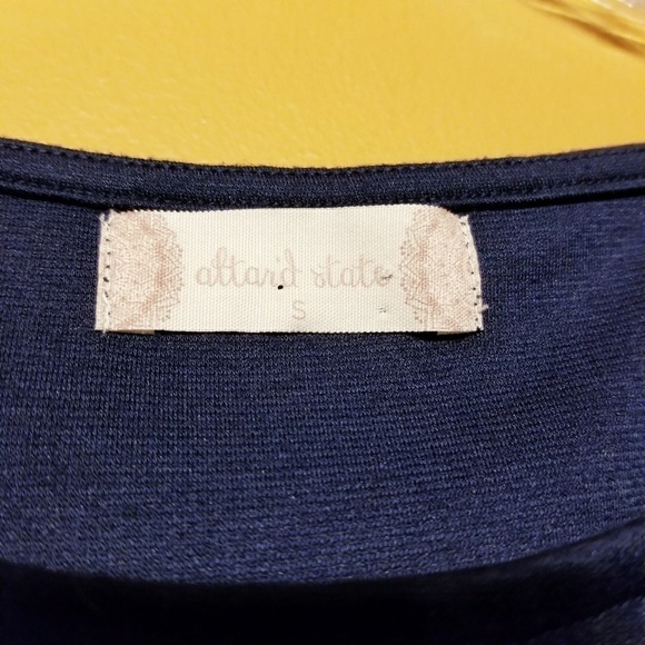 Altar'd State | Navy & White Colorblock Felicity Pointe Dress (Size Small) - Picture 3 of 8